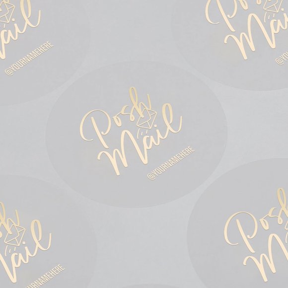 Thank You For Shopping My Closet! Stickers & Labels with your custom wor… - Picture 6 of 17